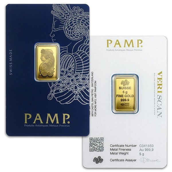 5 GM 24K GOLD BAR