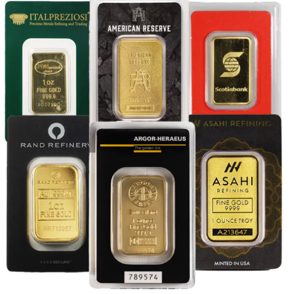 1 OZ (31.1 GM) 24K GOLD BAR