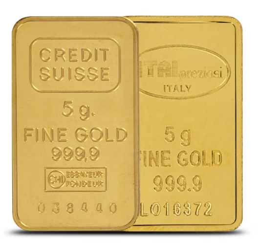 5 GM 24K GOLD BAR